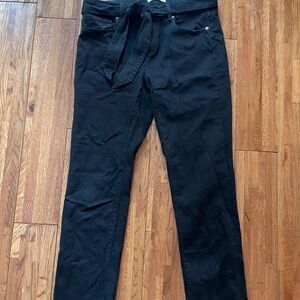 LOFT Black Straight Leg Jeans